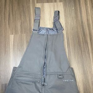Arctix Youth Snow Bibs Snowsuit Grey Size XL winter skiing